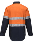 Portwest Hi Vis Two Tone Regular Weight Long Sleeve Shirt With Tape (MA101)