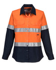 Portwest Ladies 2 Tone Lightweight Long Sleeve Shirt with Tape (ML808)