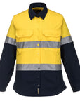 Portwest Ladies 2 Tone Lightweight Long Sleeve Shirt with Tape (ML808)