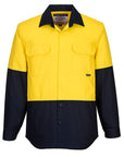 Portwest Hi-Vis Two Tone Regular Weight Long Sleeve Shirt (MS901)