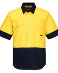 Portwest Hi-Vis Two Tone Regular Weight Short Sleeve Shirt (MS902)