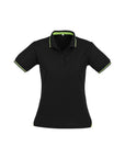 Biz Collection Womens Jet Short Sleeve Polo (P226LS)