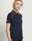 Biz Collection Ladies Womens Fusion Short Sleeve Polo (P29022)