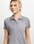 Biz Collection Womens Blade Short Sleeve Polo (P303LS)