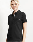 Biz Collection Womens Edge Short Sleeve Polo (P305LS)