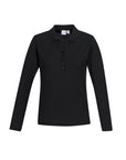 Biz Collection Womens Crew Long Sleeve Polo (P400LL)