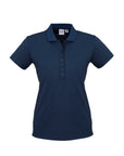 Biz Collection Womens Shadow Short Sleeve Polo (P501LS)