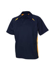 Biz CollectionMens Splice Short Sleeve Polo (P7700)