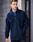 Biz Collection Mens Heavy Weight 1/2 Zip Winter Fleece (PF380)