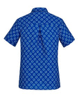 Biz Care Womens Florence Daisy Print Short Sleeve Shirt (CS948LS)