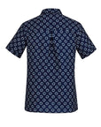 Biz Care Womens Florence Daisy Print Short Sleeve Shirt (CS948LS)