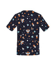 Biz Care Womens Space Party Scrub Top (CST148LS)
