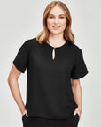 Biz Corporate Vienna Womens Short Sleeve Blouse (RB261LS)
