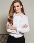 Biz Collection Ladies Luxe Long Sleeve Shirt (S118LL)