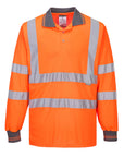 Portwest Hi-Vis Long Sleeved Polo (S277)