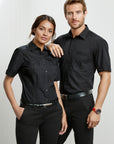 Biz Collection Ladies Bondi Short Sleeve Shirt (S306LS)