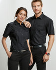 Biz Collection Ladies Bondi Short Sleeve Shirt (S306LS)