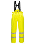 Portwest Bizflame Rain Unlined - Hi-Vis Antistatic FR Pants (S780)