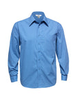Biz Collection Mens Micro Check Long Sleeve Shirt (SH816)