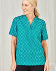 Biz Care Womens Florence Daisy Print Tunic (CS950LS)
