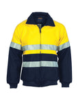 DNC HiVis Two Tone Bluey Bomber Jacket with CSR R/Tape (3859)