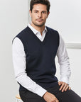 Biz Collection Mens Woolmix Vest (WV6007)