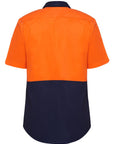 Hard Yakka S/Sl L/Weight Drill 2 Tone Ventilated Shirt (Y04620)