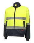 Hard Yakka Hi-Visibility 2Tone Bomber Jacket With Hoop Tape (Y06675)