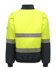 Hard Yakka Hi-Visibility 2Tone Bomber Jacket With Hoop Tape (Y06675)