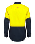 Hard Yakka Shirt Long Sleeve 2 Tone Vented (Y07950)