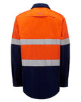Hard Yakka L/Sl Hi Vis L/Weight 2 Tone Ventilated Shirt W/Tape (Y08805)