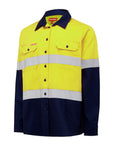 Hard Yakka L/Sl Hi Vis L/Weight 2 Tone Ventilated Shirt W/Tape (Y08805)