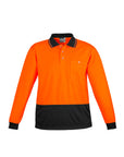 Syzmik Unisex Hi Vis Basic Spliced Polo - Long Sleeve (ZH232)