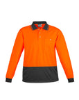 Syzmik Unisex Hi Vis Basic Spliced Polo - Long Sleeve (ZH232)