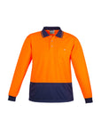 Syzmik Unisex Hi Vis Basic Spliced Polo - Long Sleeve (ZH232)