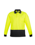 Syzmik Unisex Hi Vis Basic Spliced Polo - Long Sleeve (ZH232)