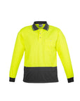Syzmik Unisex Hi Vis Basic Spliced Polo - Long Sleeve (ZH232)