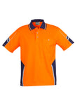 Syzmik Mens Hi Vis Squad Short Sleeve Polo-(ZH237)