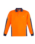 Syzmik Mens Hi Vis Squad Long Sleeve Polo- (ZH238)