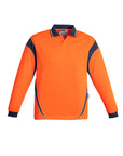 Syzmik Mens Hi Vis Aztec Long Sleeve Polo- (ZH249)