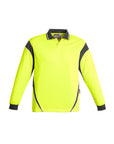 Syzmik Mens Hi Vis Aztec Long Sleeve Polo- (ZH249)