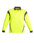 Syzmik Mens Hi Vis Aztec Long Sleeve Polo- (ZH249)