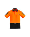Syzmik Mens Hi Vis Flux Short Sleeve Polo- (ZH315)