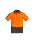 Syzmik Mens Hi Vis Flux Short Sleeve Polo- (ZH315)