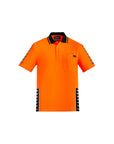 Syzmik Mens Hi Vis Komodo Short Sleeve Polo-(ZH320)