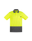 Syzmik Mens Comfort Back S/S Polo (ZH415)