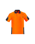 Syzmik Mens Hi Vis Reinforced Squad Short Sleeve Polo-(ZH465)