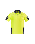 Syzmik Mens Hi Vis Reinforced Squad Short Sleeve Polo-(ZH465)