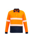 Syzmik Unisex Hi Vis Segmented L/S Polo - Hoop Taped (ZH530)