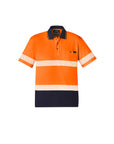 Syzmik Unisex Hi Vis Segmented S/S Polo - Hoop Taped (ZH535)